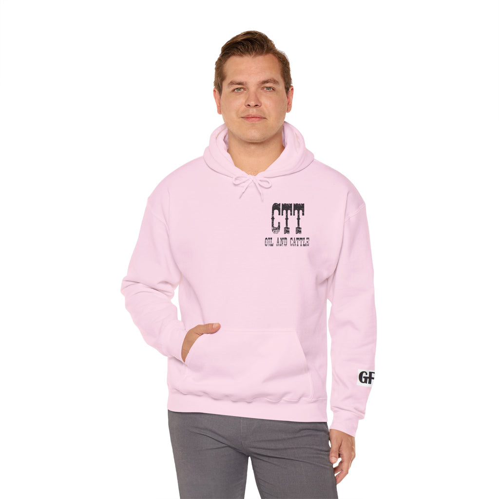 CTT Oil and Cattle Hoodie - Western Oilfield Ranch Sweatshirt