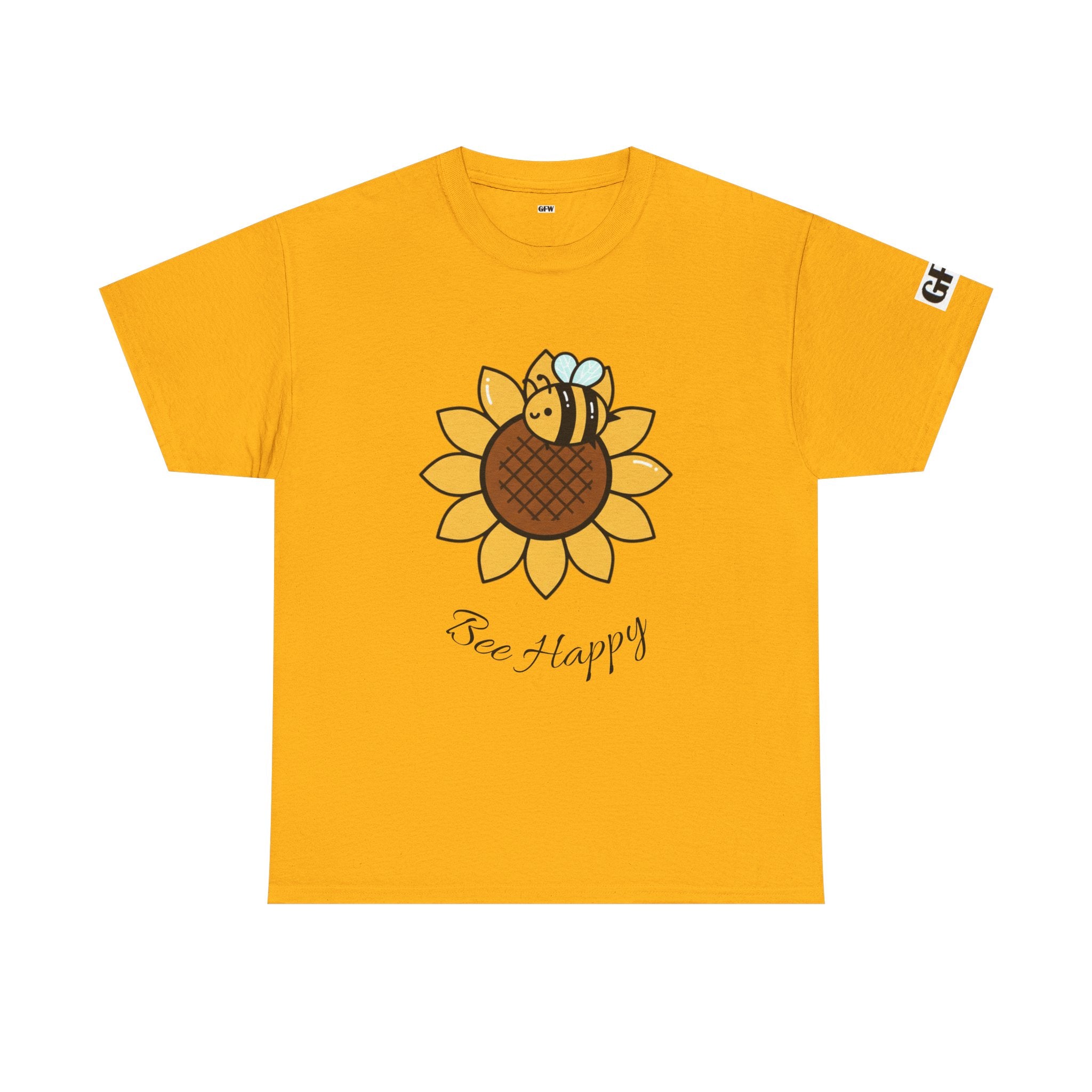 Bee Happy Sunflower T-Shirt