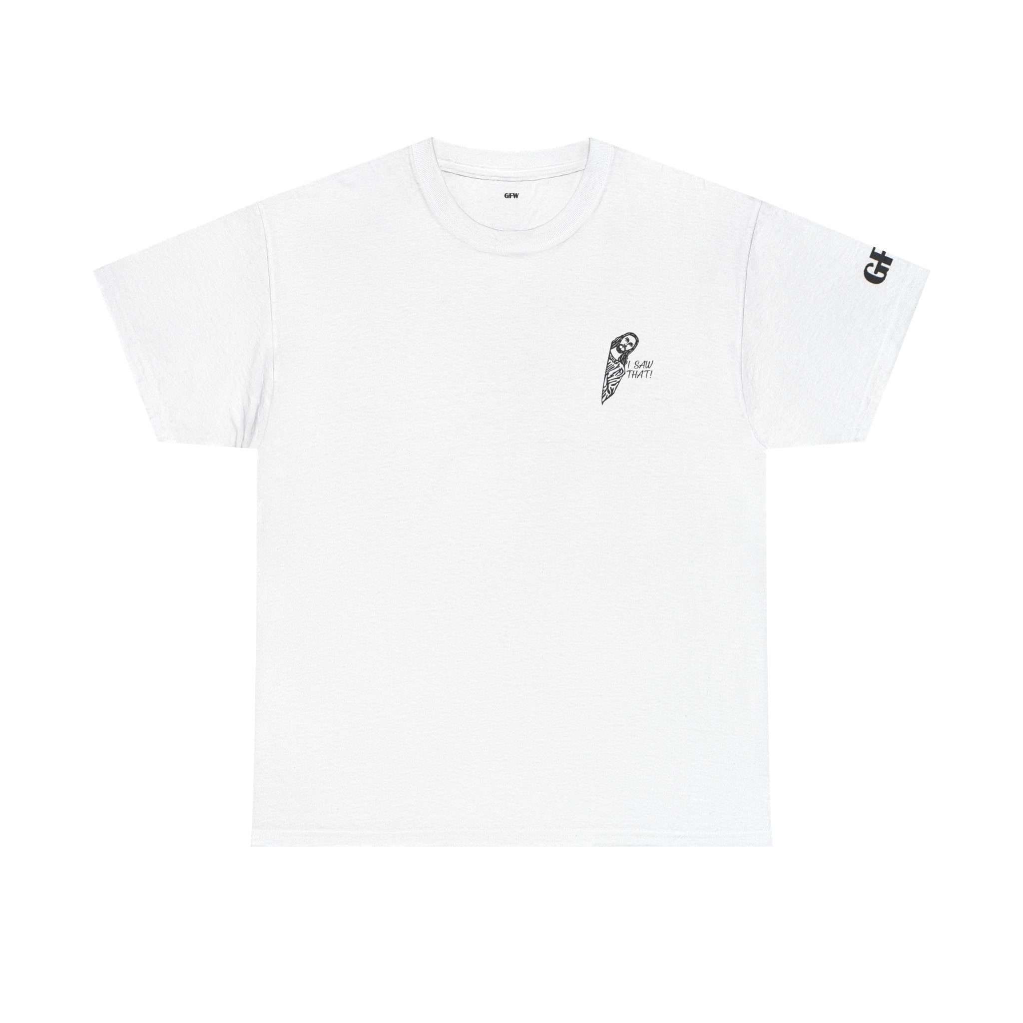 Peek-A-Boo Tee — "Yes, He Can See You" Graphic T-Shirt