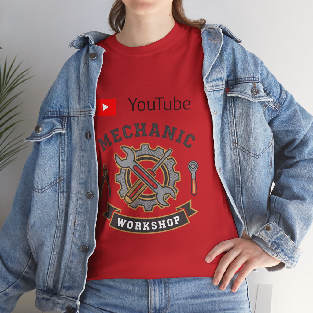 Mechanic Workshop T-Shirt — YouTube Channel Gear