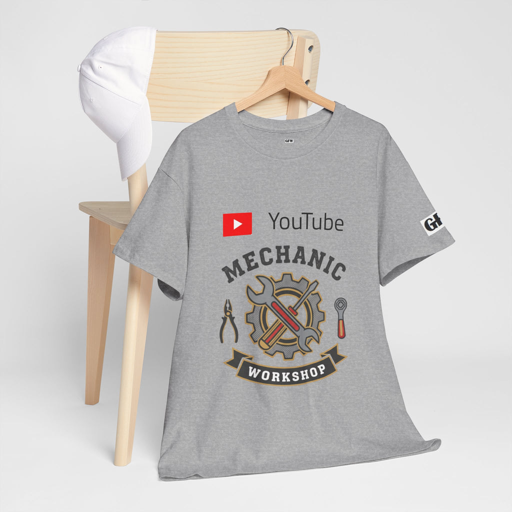 Mechanic Workshop T-Shirt — YouTube Channel Gear
