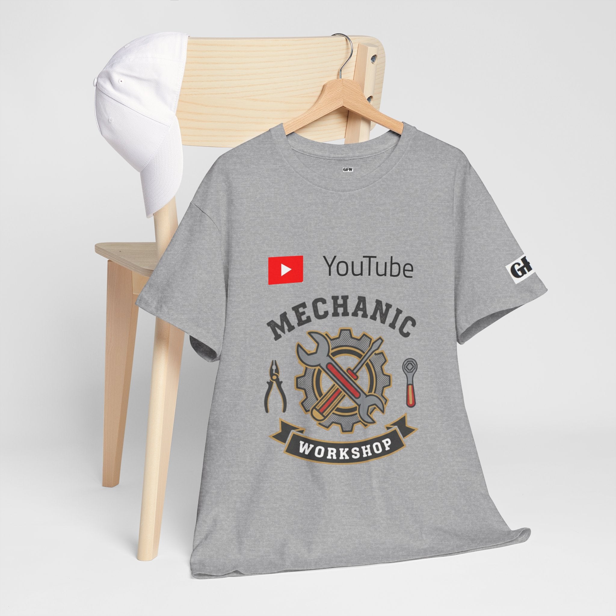 Mechanic Workshop T-Shirt — YouTube Channel Gear