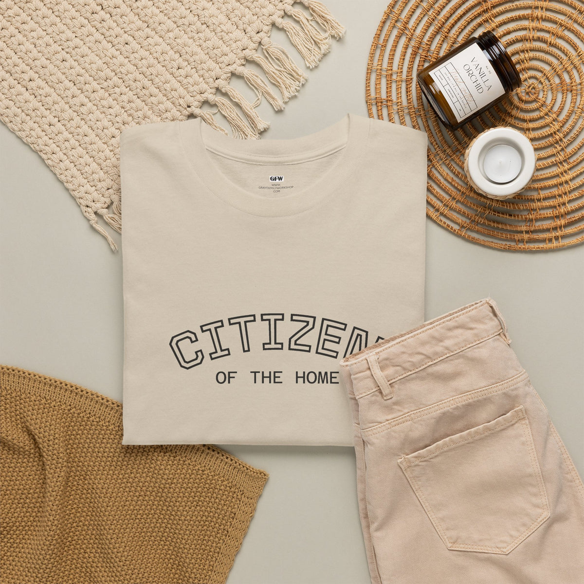 Citizen of the Home Tee — Cities Back Graphic (LA • Paris • London • Beijing • Tokyo)
