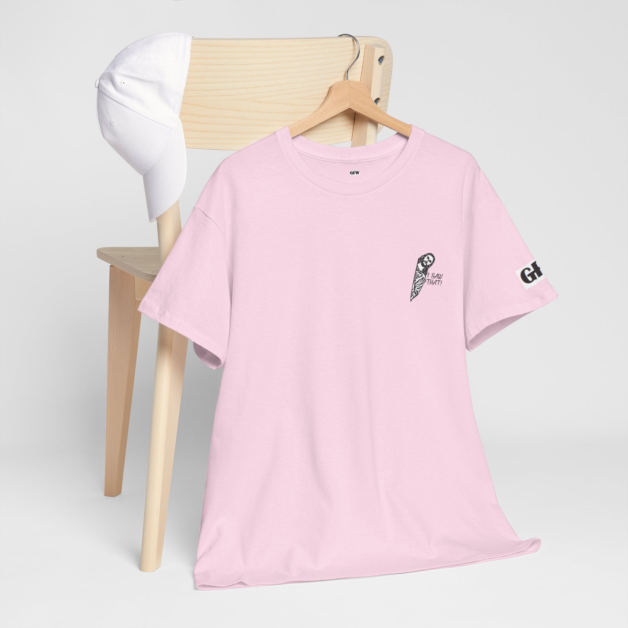 Peek-A-Boo Tee — "Yes, He Can See You" Graphic T-Shirt