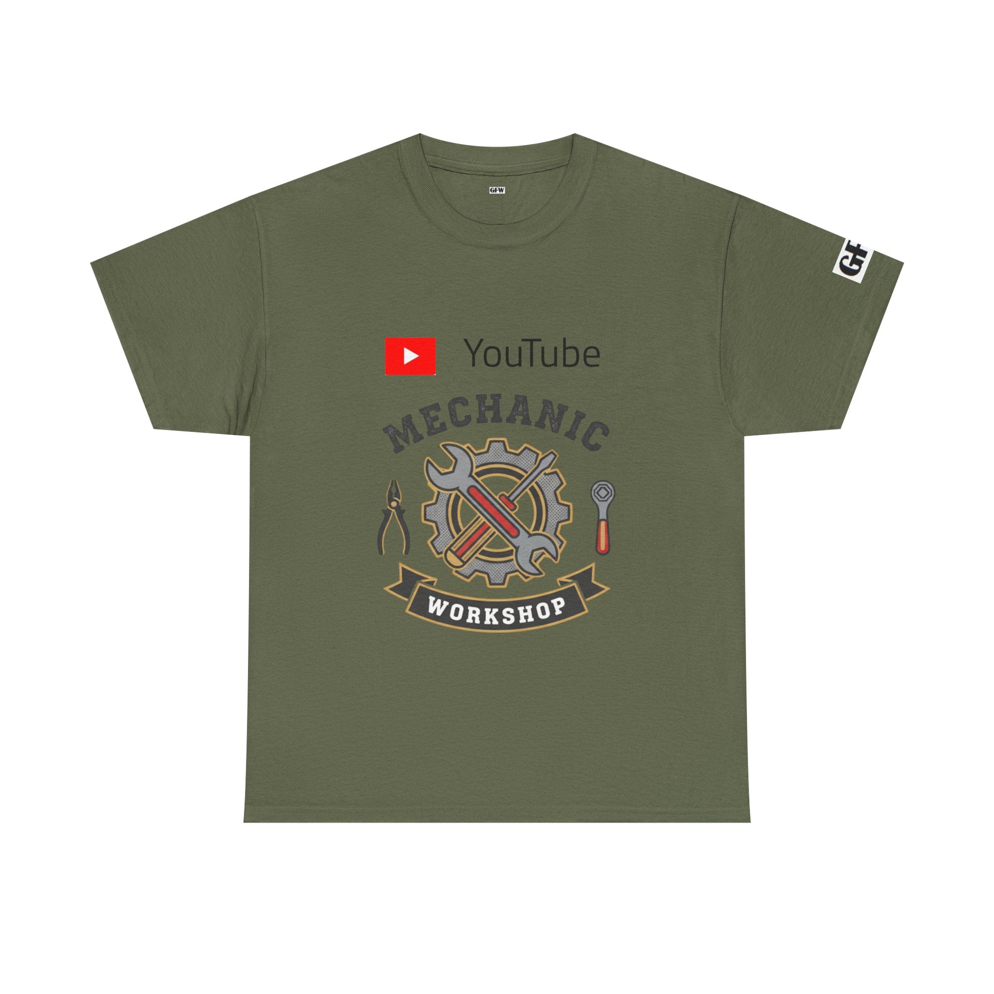 Mechanic Workshop T-Shirt — YouTube Channel Gear