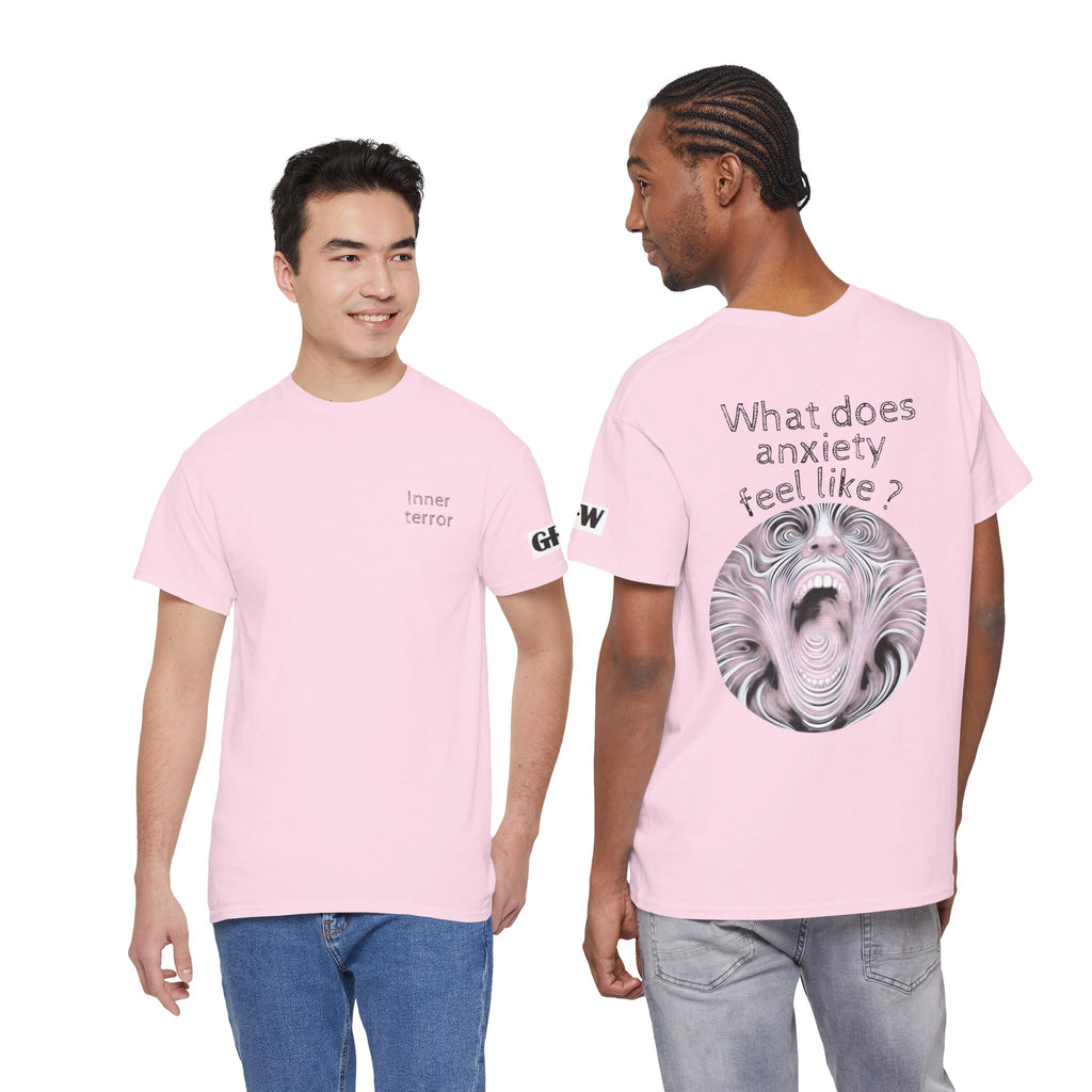 Anxiety Awareness T‑Shirt — "What Does Anxiety Feel Like?" Graphic Tee
